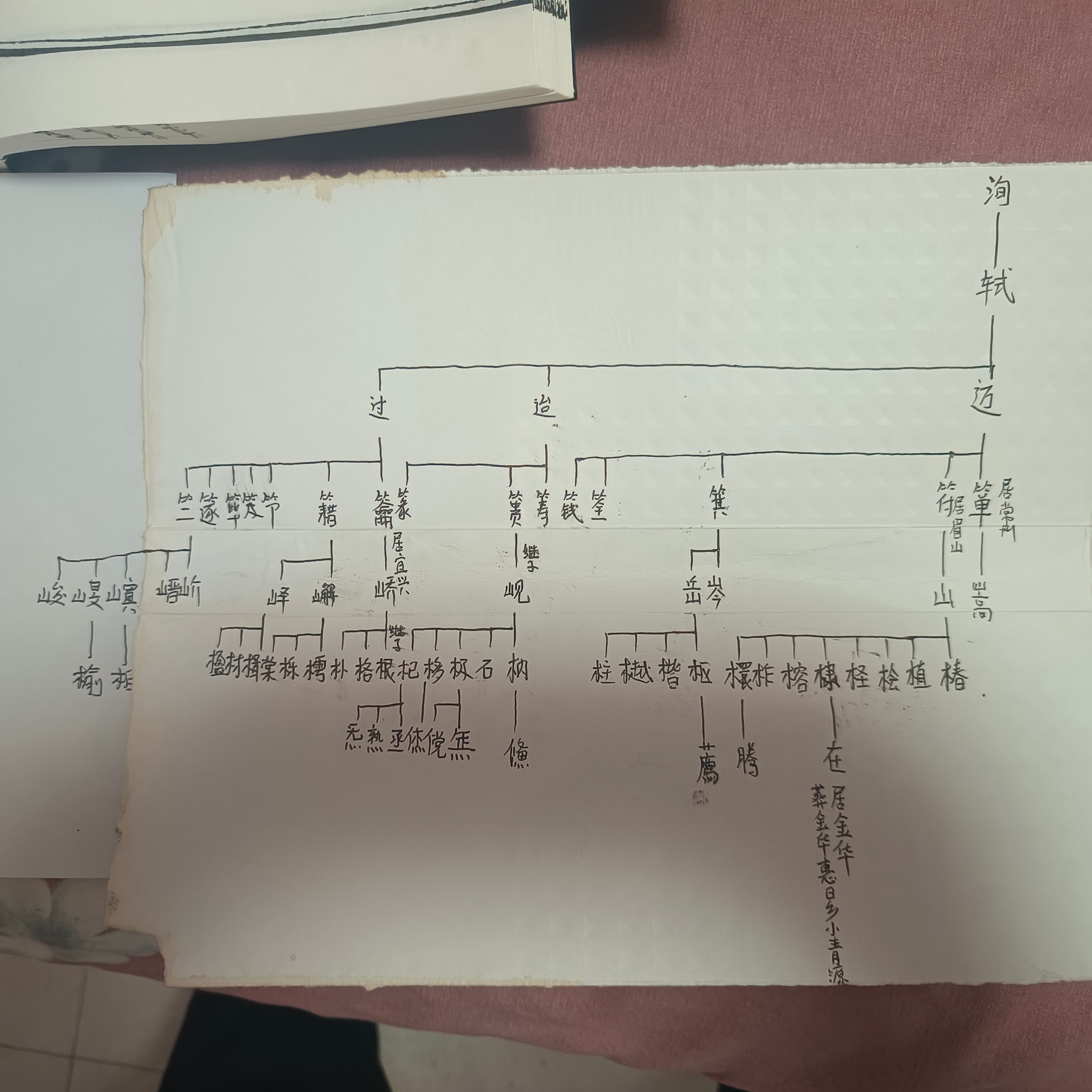 家族墓地排列示意图图片