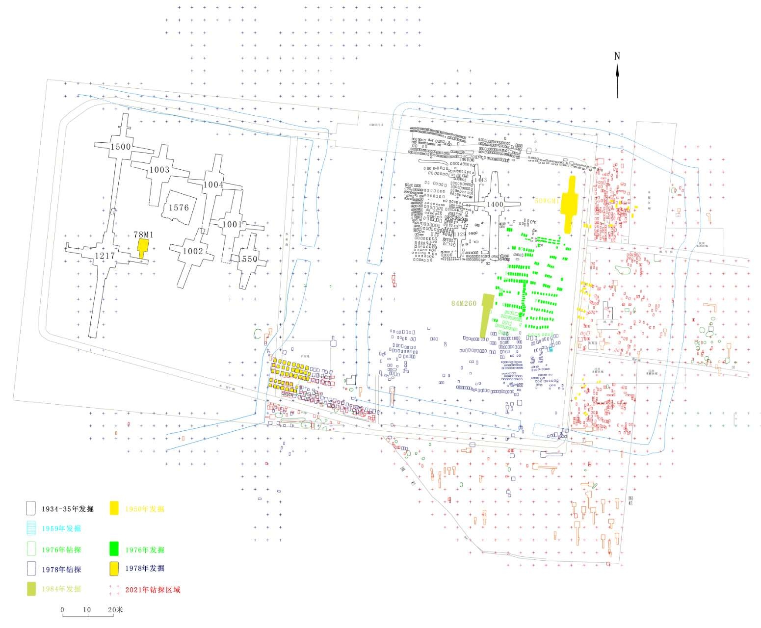 殷墟商王陵区有了新发现遗址范围被扩大20古代建筑规划思想被证明